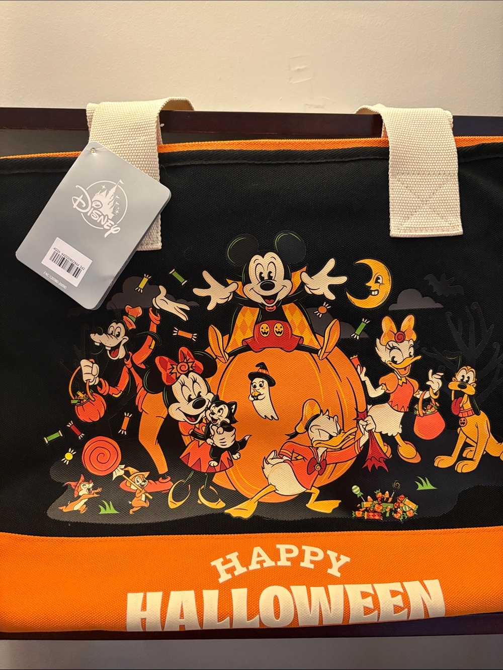 Disney Store Exclusive Halloween Tote Bag